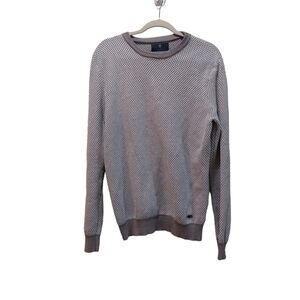 IZAC Mens Long Sleeve Crew Neck Sweater